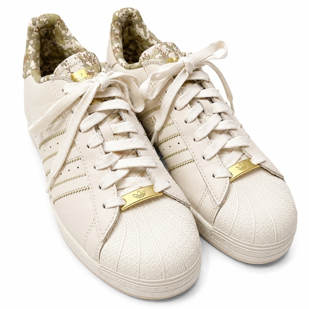 ADIDAS Originals Superstar "Alumina Camo" Sneaker Mens Sz 11 Off-White Shell Toe